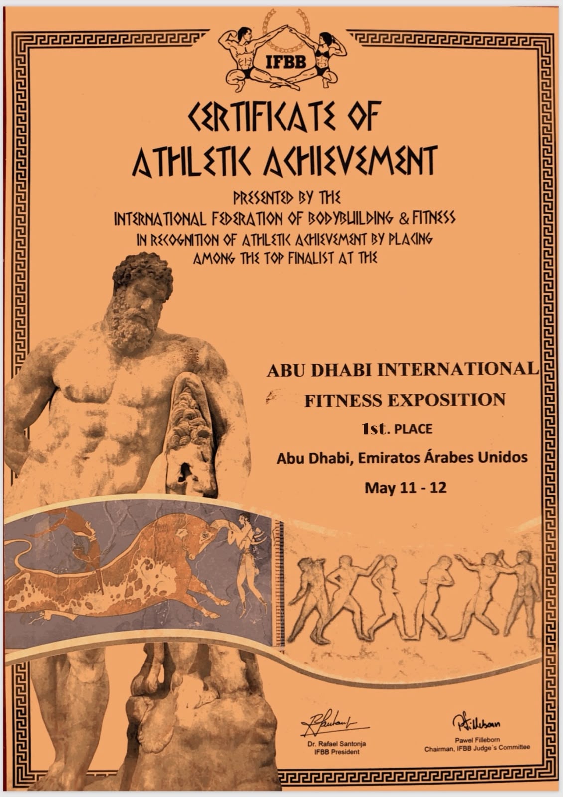 Olympia Gym certification 14
