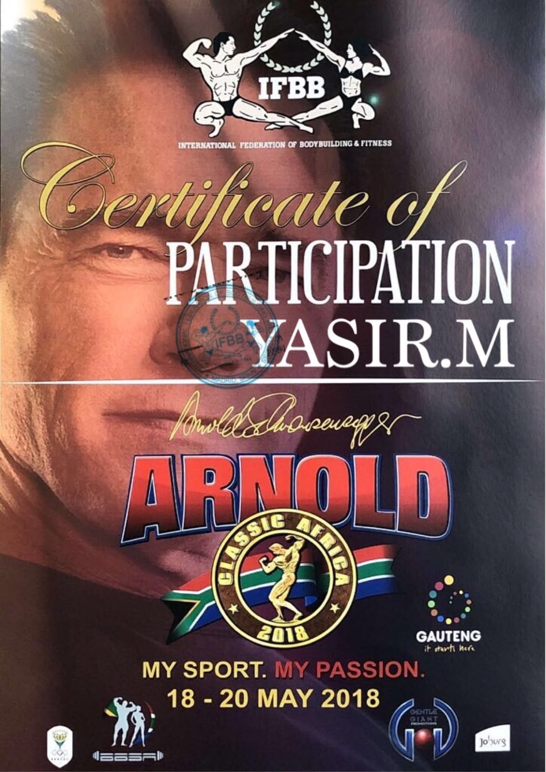 Olympia Gym certification 15